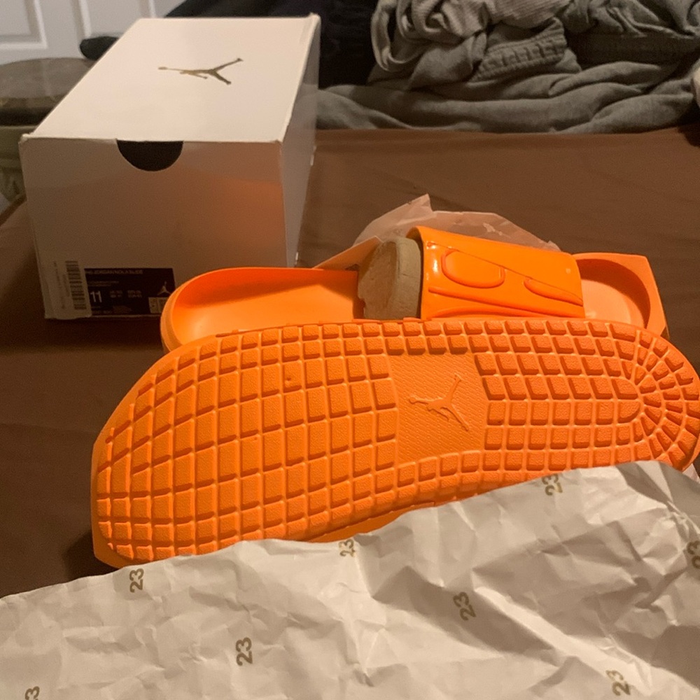 Women's Jordan NOLA Slide Bright Citrus Size 11